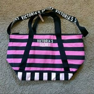 Victoria Secret Pink Sttipped Bag